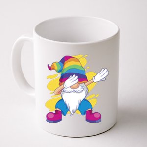 Dabbing Gnome Rainbow Coffee Mug