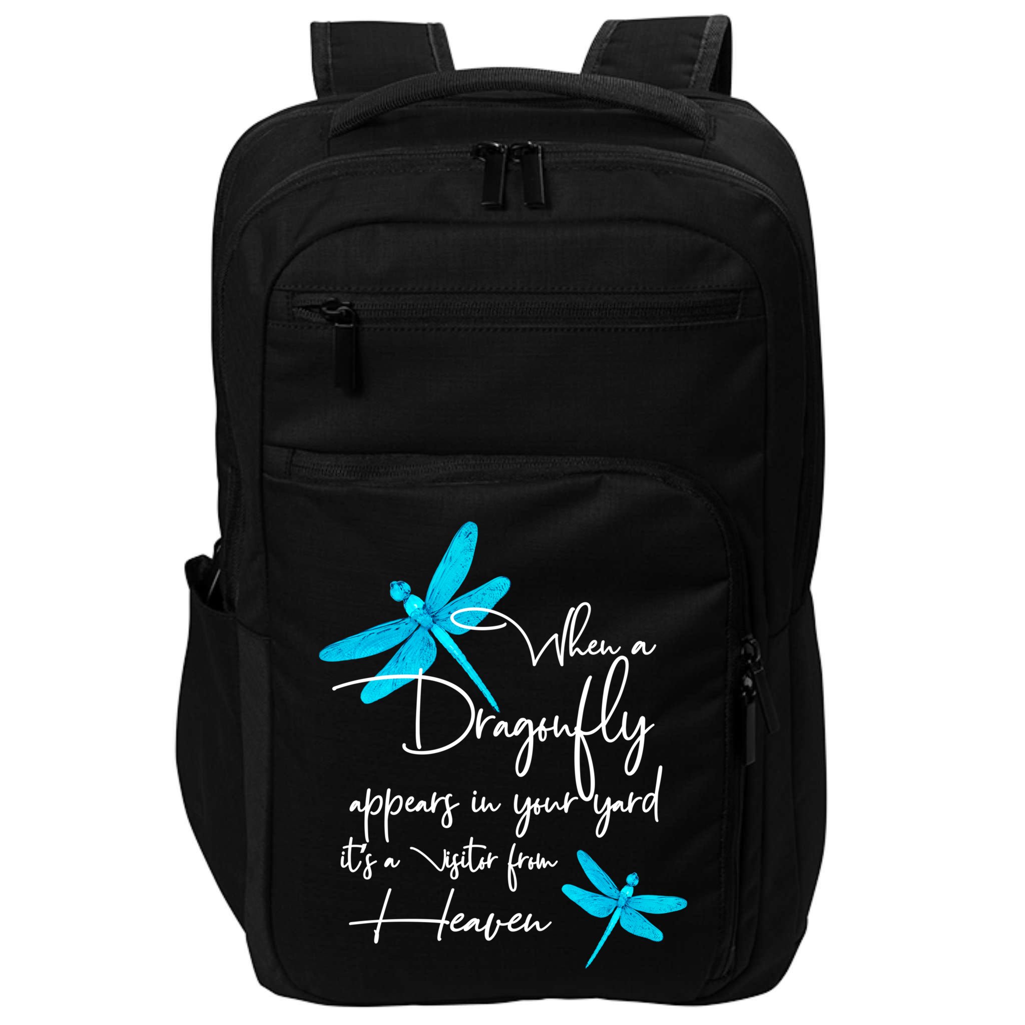 Dragonfly Gift Spiritual Faith Dragonflies Impact Tech Backpack