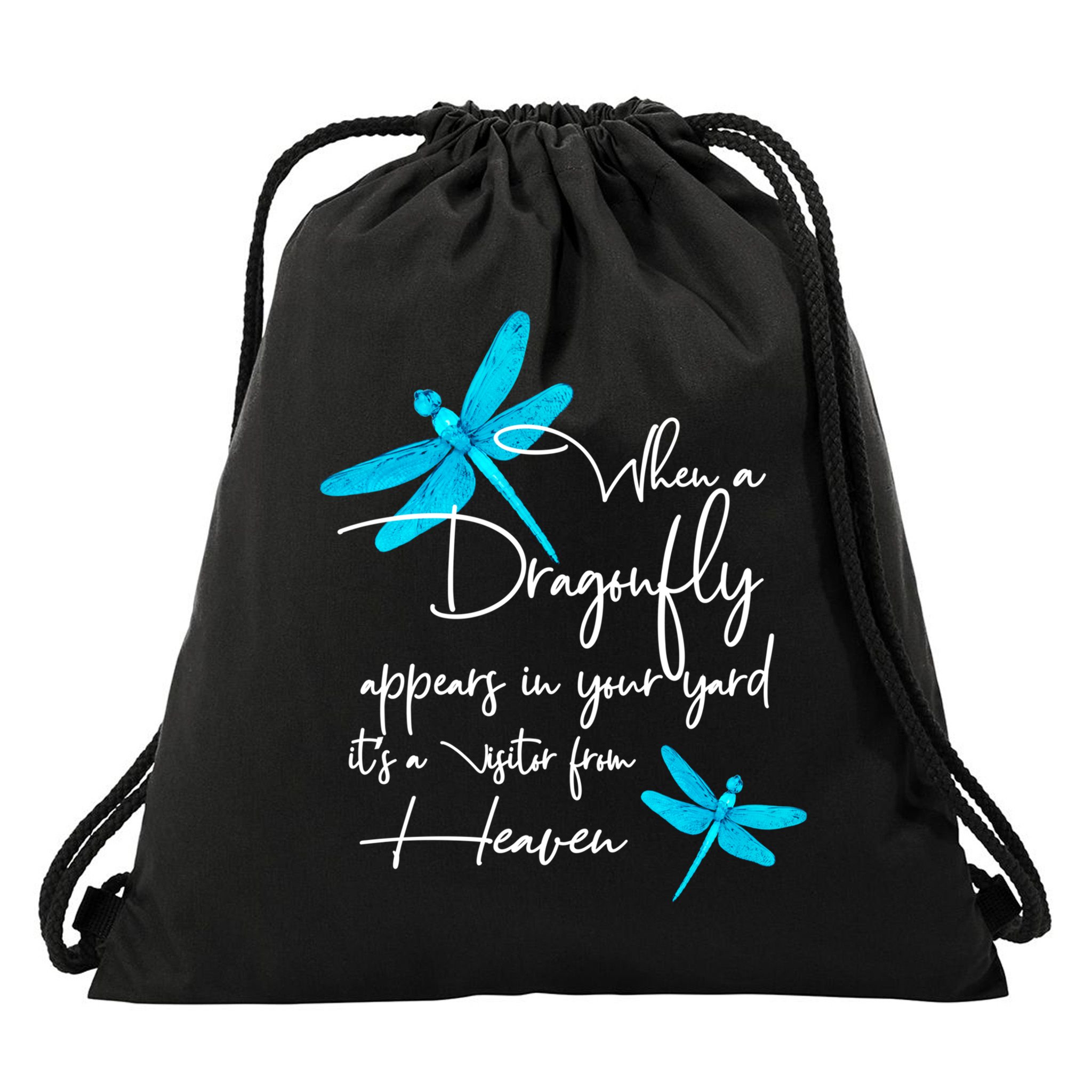 Dragonfly Gift Spiritual Faith Dragonflies Drawstring Bag