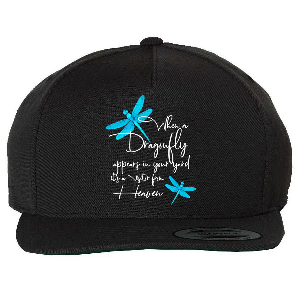 Dragonfly Gift Spiritual Faith Dragonflies Wool Snapback Cap
