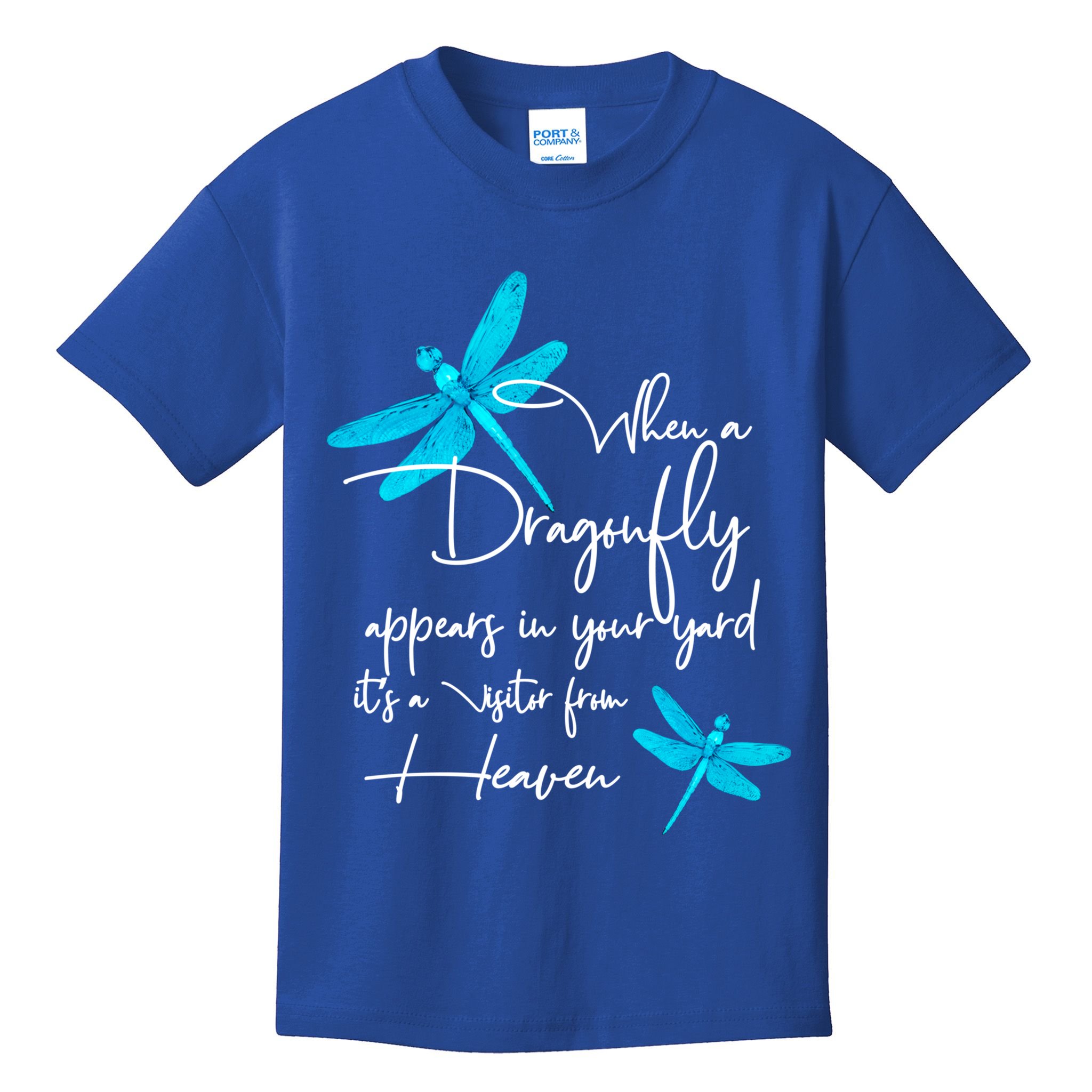 Dragonfly Gift Spiritual Faith Dragonflies Kids T-Shirt