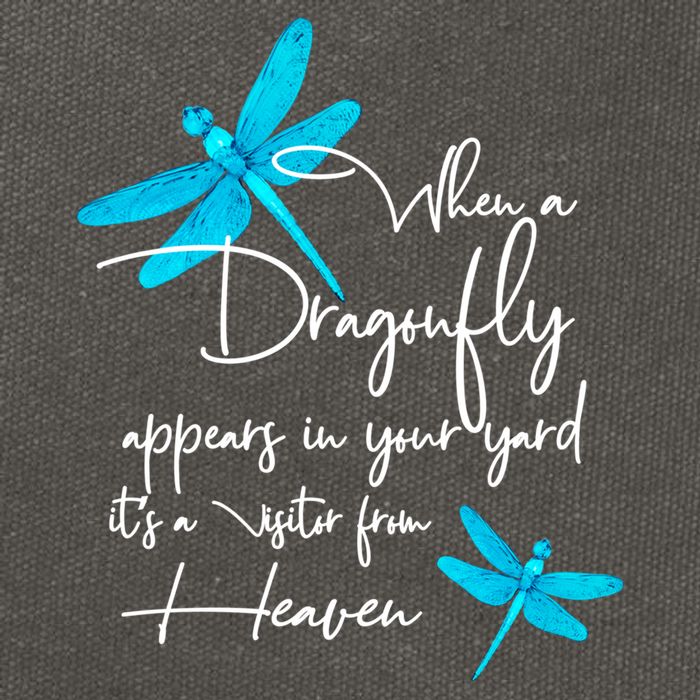 Dragonfly Gift Spiritual Faith Dragonflies Cotton Canvas Backpack