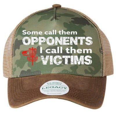 Disc Golf Some Call Them Opponents Funny Saying Legacy Tie Dye Trucker Hat