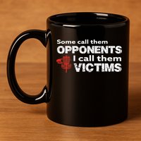 Disc Golf Some Call Them Opponents Funny Saying 11oz C Handle Ceramic Mug
