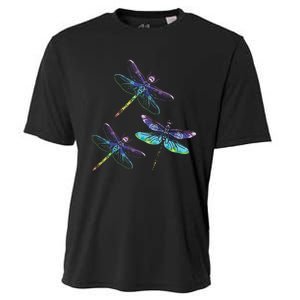 Dragonfly Gift Spirit Animal Chakra Color Dragonflies Cooling Performance Crew T-Shirt