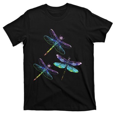 Dragonfly Gift Spirit Animal Chakra Color Dragonflies T-Shirt