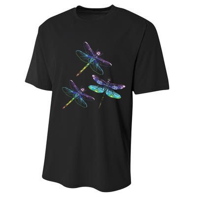 Dragonfly Gift Spirit Animal Chakra Color Dragonflies Performance Sprint T-Shirt