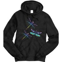 Dragonfly Gift Spirit Animal Chakra Color Dragonflies Tie Dye Hoodie