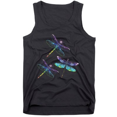 Dragonfly Gift Spirit Animal Chakra Color Dragonflies Tank Top