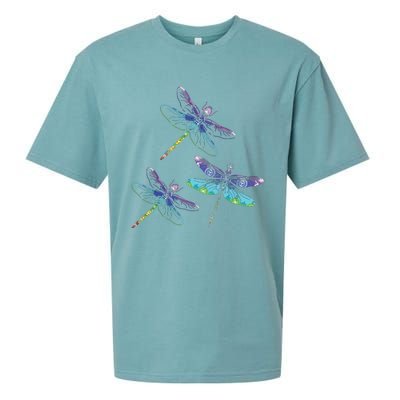 Dragonfly Gift Spirit Animal Chakra Color Dragonflies Sueded Cloud Jersey T-Shirt