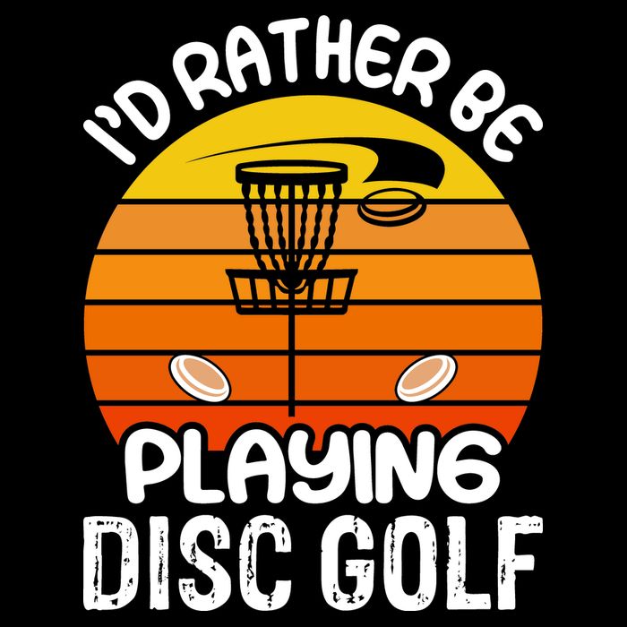 Disc Golf Shirt I'd Rather Be Playing Disc Golf Doggie Tank