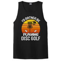 Disc Golf Shirt I'd Rather Be Playing Disc Golf PosiCharge Competitor Tank