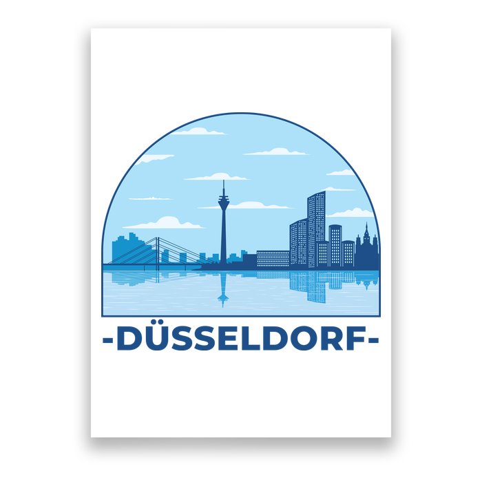 Dusseldorf Germany Skyline Poster