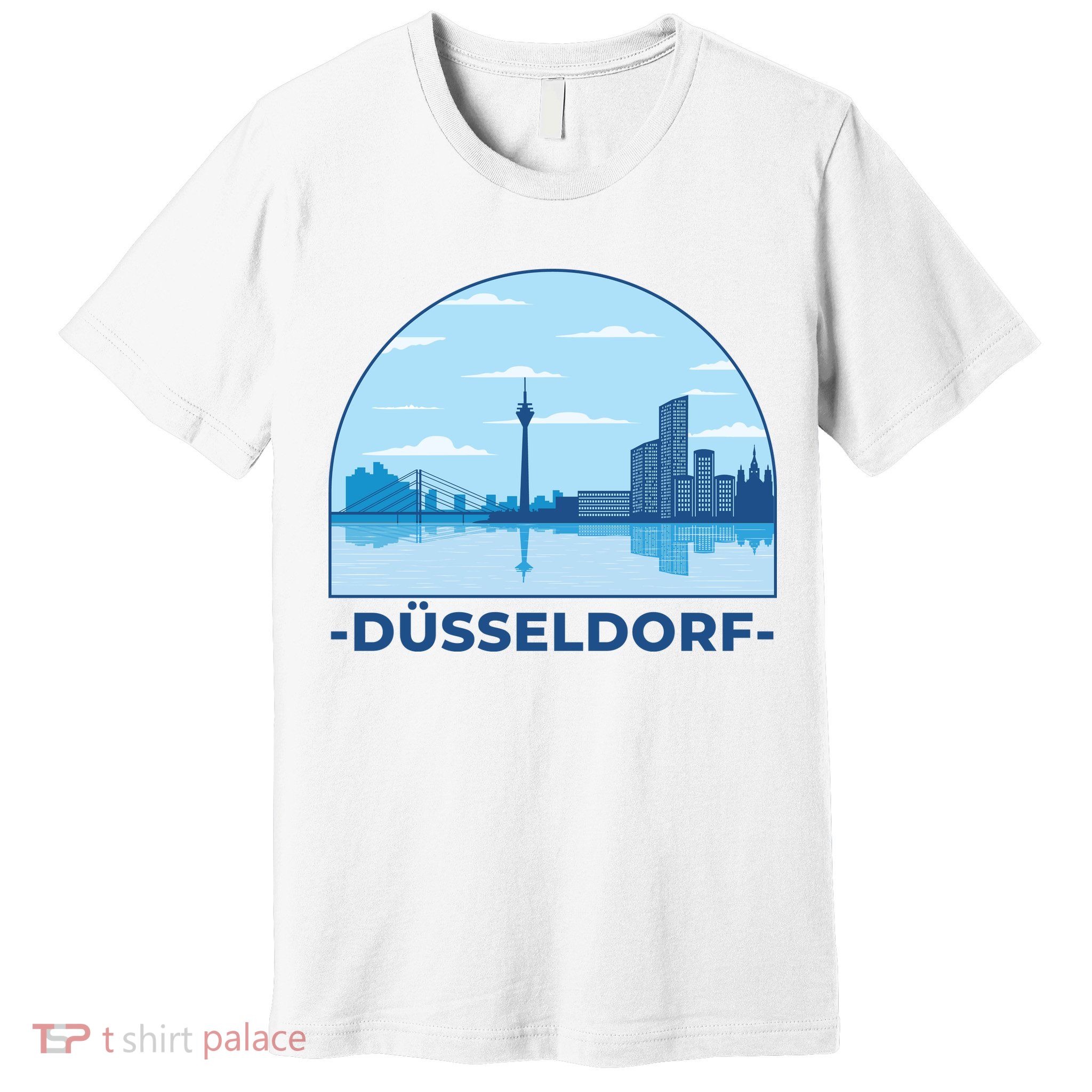 Dusseldorf Germany Skyline Premium T-Shirt