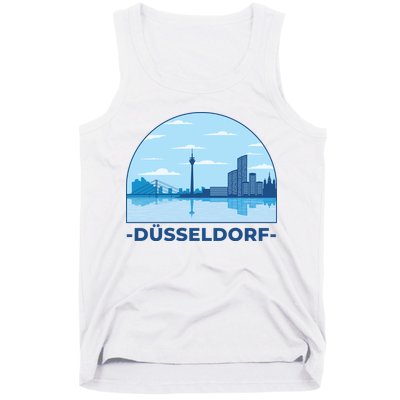 Dusseldorf Germany Skyline Tank Top