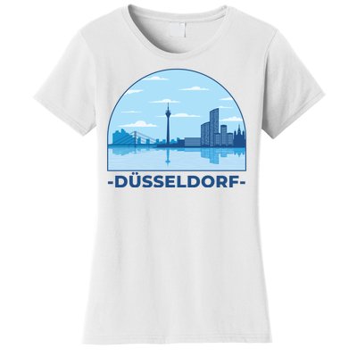 Dusseldorf Germany Skyline Women's T-Shirt