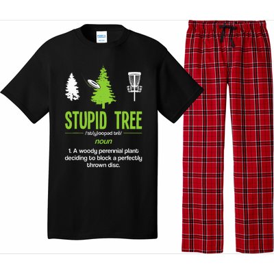 Disc Golf Stupid Tree Noun Dictionary Gift Midrange Driver Pajama Set