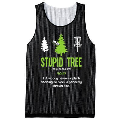 Disc Golf Stupid Tree Noun Dictionary Gift Midrange Driver Mesh Reversible Basketball Jersey Tank