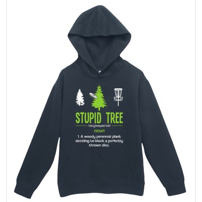 Disc Golf Stupid Tree Noun Dictionary Gift Midrange Driver Urban Pullover Hoodie