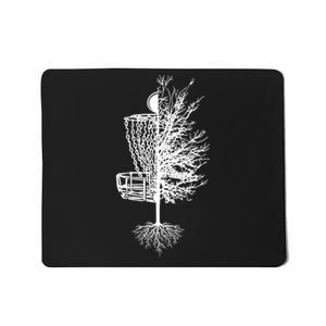 Disc Golf Shirt Basket Tree Frisbee Golf TShirt Mousepad