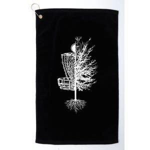 Disc Golf Shirt Basket Tree Frisbee Golf TShirt Platinum Collection Golf Towel