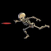 Disc Golfing Skeleton Halloween Disc Golf Halloween Womens Tank Top