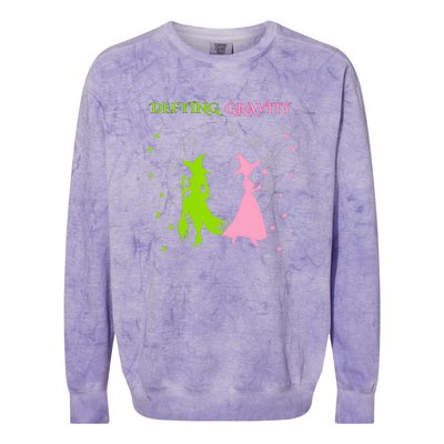 Defying Gravity Sparkles Colorblast Crewneck Sweatshirt