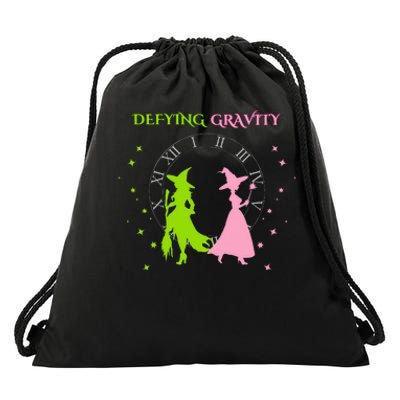 Defying Gravity Sparkles Drawstring Bag