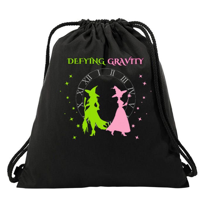 Defying Gravity Sparkles Drawstring Bag