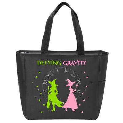 Defying Gravity Sparkles Zip Tote Bag