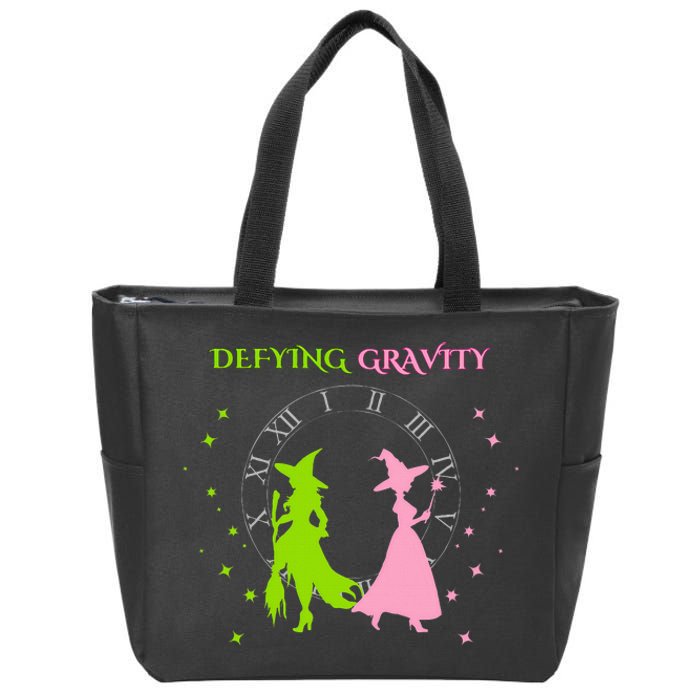 Defying Gravity Sparkles Zip Tote Bag