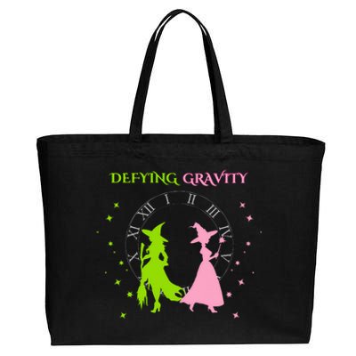 Defying Gravity Sparkles Cotton Canvas Jumbo Tote