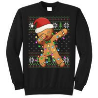 Dabbing Gingerbread Santa Christmas Boy  Xmas Cookie Sweatshirt