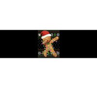 Dabbing Gingerbread Santa Christmas Boy  Xmas Cookie Bumper Sticker