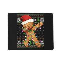 Dabbing Gingerbread Santa Christmas Boy  Xmas Cookie Mousepad