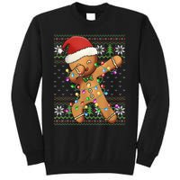 Dabbing Gingerbread Santa Christmas Boy  Xmas Cookie Tall Sweatshirt