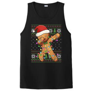 Dabbing Gingerbread Santa Christmas Boy  Xmas Cookie PosiCharge Competitor Tank