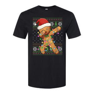 Dabbing Gingerbread Santa Christmas Boy  Xmas Cookie Softstyle CVC T-Shirt