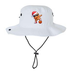 Dabbing Gingerbread Santa Christmas Basketball Xmas Gift Legacy Cool Fit Booney Bucket Hat