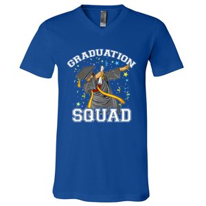 Dabbing Graduation Squad Family Matching Graduate Outfits Gift V-Neck T-Shirt