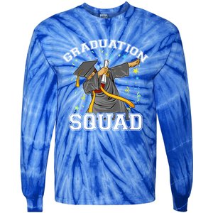 Dabbing Graduation Squad Family Matching Graduate Outfits Gift Tie-Dye Long Sleeve Shirt