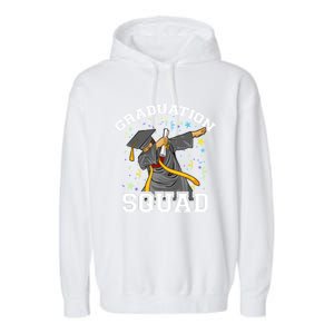 Dabbing Graduation Squad Family Matching Graduate Outfits Gift Garment-Dyed Fleece Hoodie