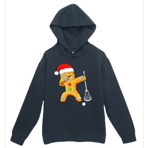 Dabbing Gingerbread Santa Lacrosse Christmas Xmas Urban Pullover Hoodie