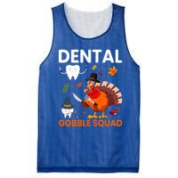 Dental Gobble Squad Thanksgiving Turkey Funny Dentist Great Gift Mesh Reversible Basketball Jersey Tank