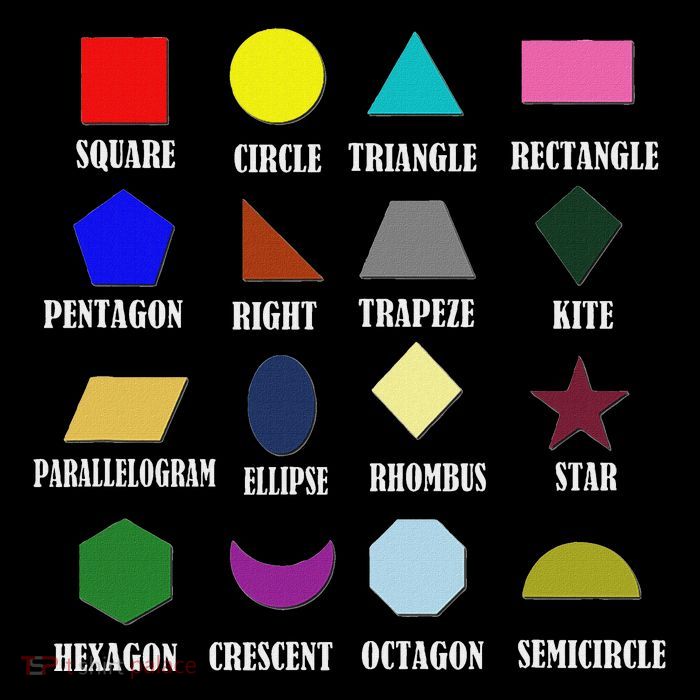 Different Geometric Shapes Mousepad