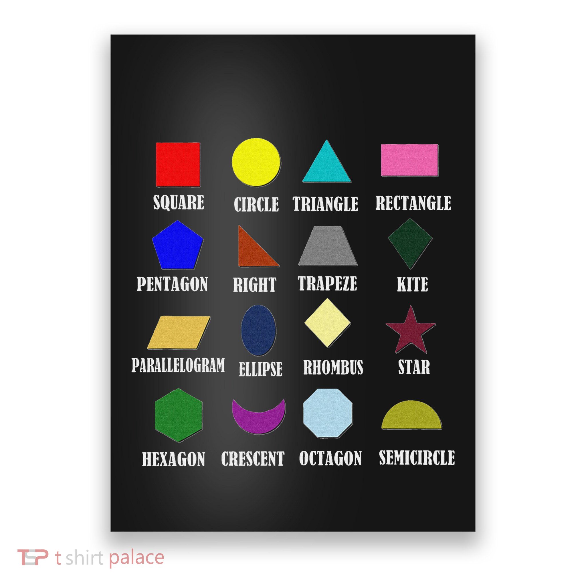 Different Geometric Shapes Poster