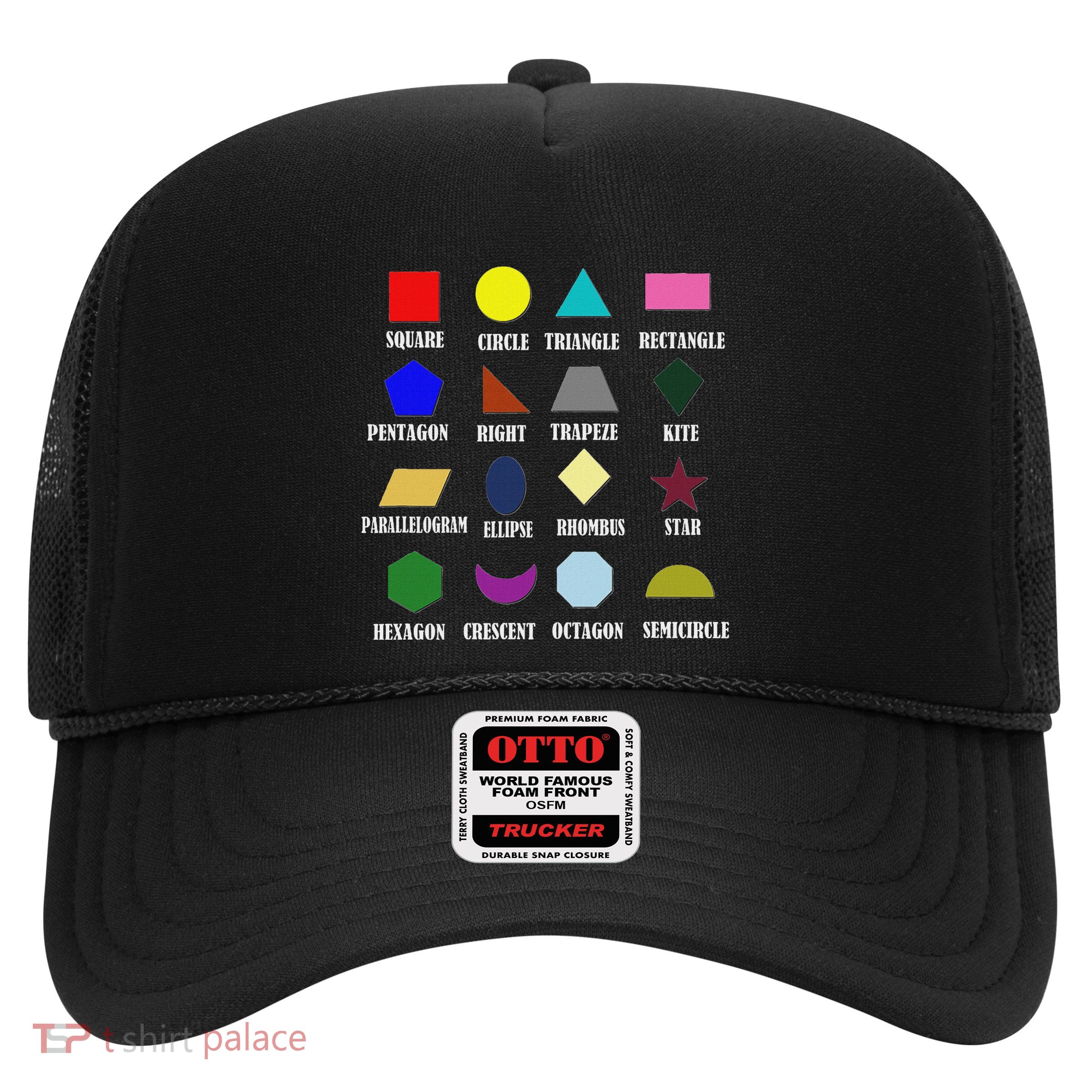Different Geometric Shapes Trucker Hat