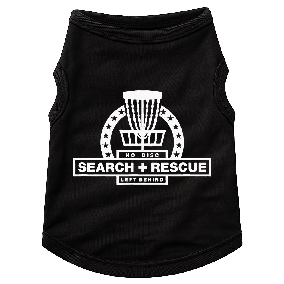 Disc Golf Search and Rescue Disc Golf Gift Funny Disc Golf Doggie Tank