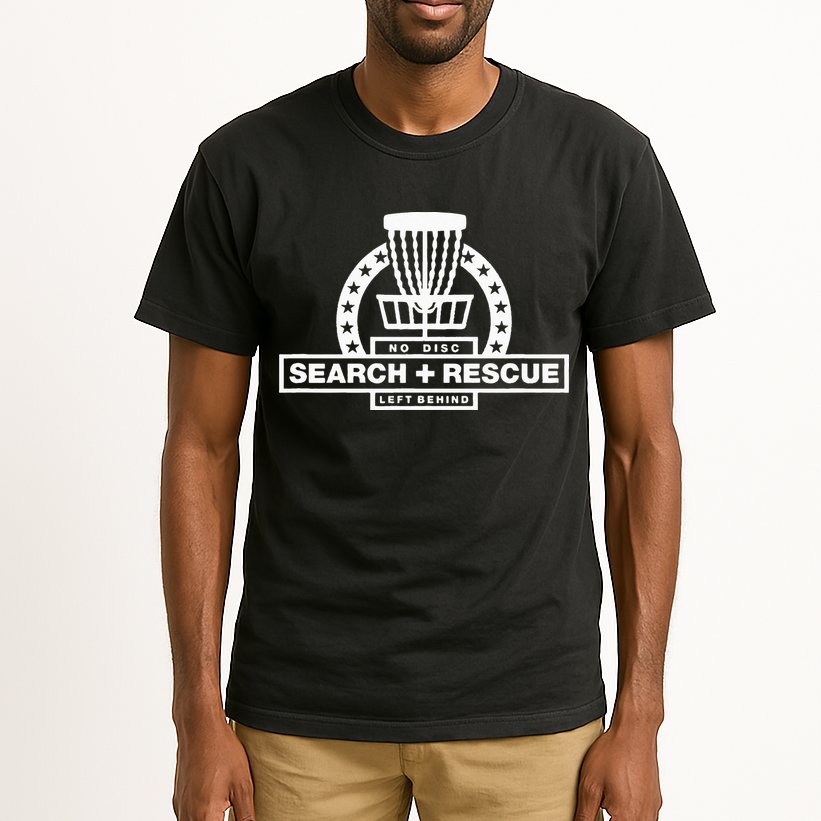 Disc Golf Search and Rescue Disc Golf Gift Funny Disc Golf Tall T-Shirt