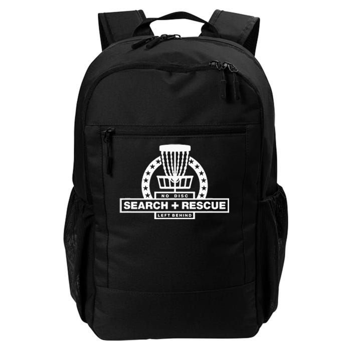 Disc Golf Search and Rescue Disc Golf Gift Funny Disc Golf Daily Commute Backpack